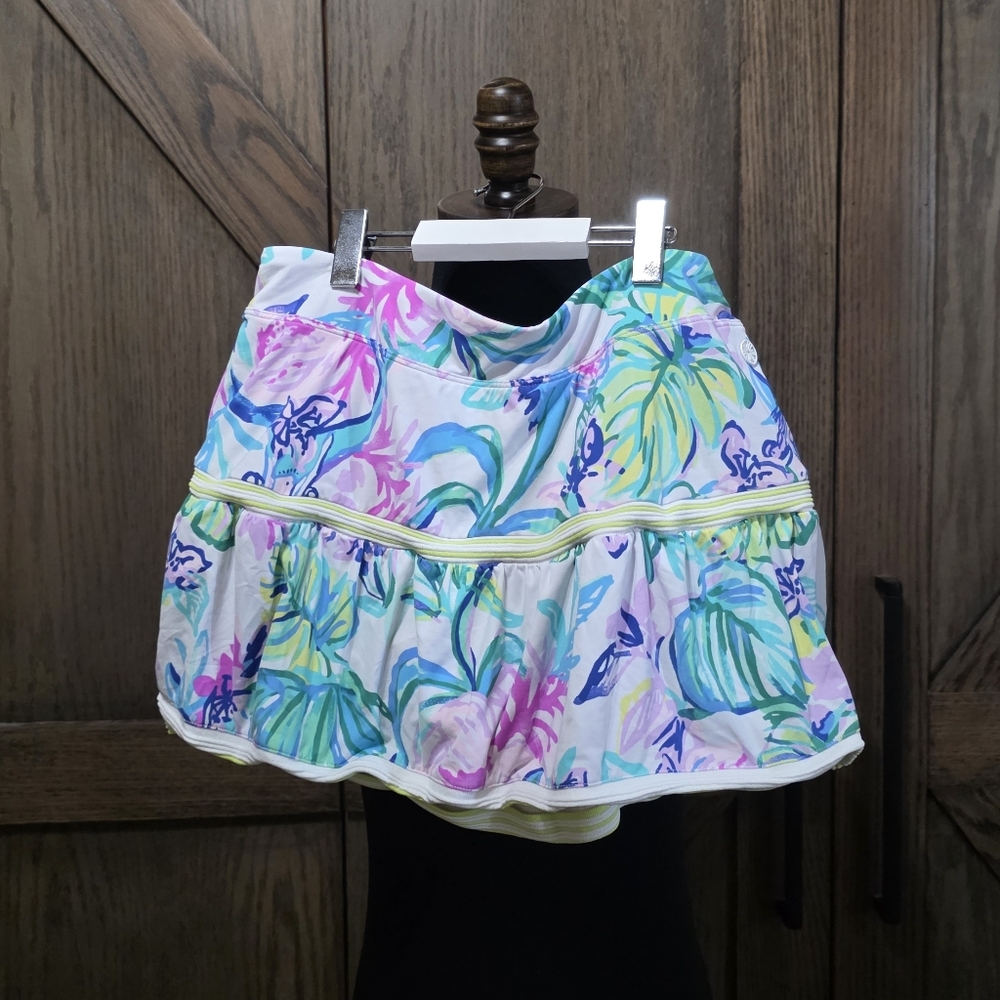 Lilly Pulitzer Multicolor Floral Mini Skirt